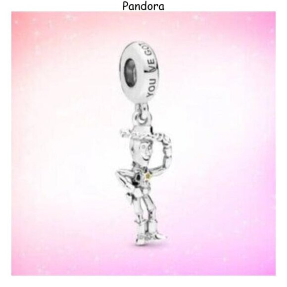 PANDORA Disney Toy Story Woody Charm - Picture 1 of 3